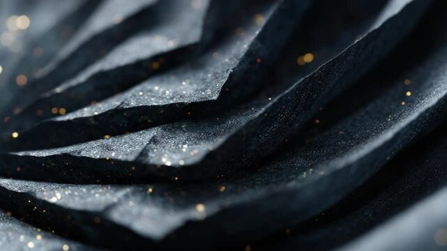 Dark Elegance: Abstract Glittering Texture