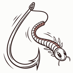 Editable Fishing Hook Vector Bundle – Tribal, Barbed, Minimal, and Fun Designs