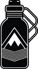 vector illustration of a bottle