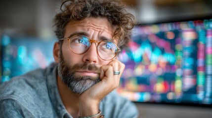 Market analysis insights office setting digital content business environment close-up view analysis of trends