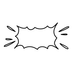 Obraz premium comic surprise bubble vector