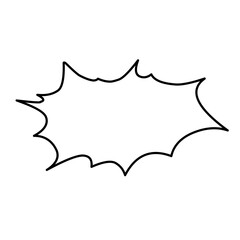 comic surprise bubble vector