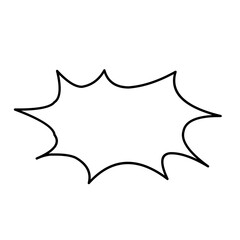 comic surprise bubble vector