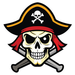 pirate skull and crossbones