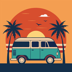 car on the beach
