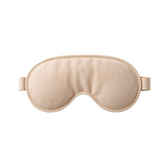 Beige Sleeping Mask, Comfort, Isolated Object on Transparent Background
