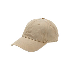 Tan baseball cap isolated object on a transparent background
