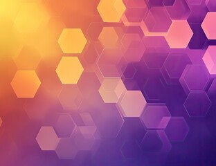 Abstract background with vibrant, overlapping hexagons
