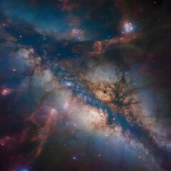Fototapeta premium space galaxy background