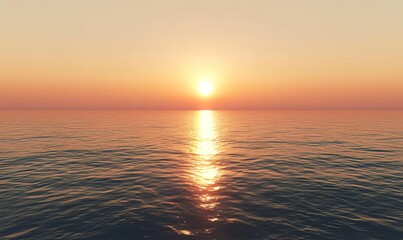 Obraz premium The end of the world is portrayed in a very simple and minimalistic watercolor image