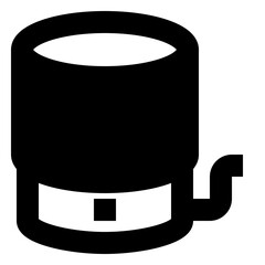 smart home solid icon set