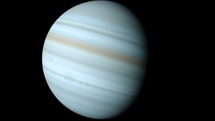 Naklejka premium white planet