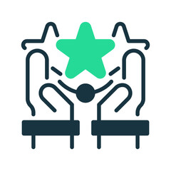 Excellence line icon. Universal creative premium symbol. Vector sign icon logo template. Vector illustration