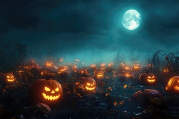 Naklejka premium Halloween day concept. Trick or treat and dance with the monsters tonight.