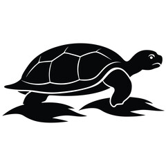 Majestic Turtle Silhouette A Powerful Symbol of Patience and Longevity