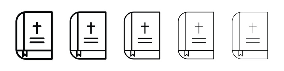 Bible icon for mobile concept and web design.