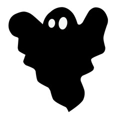 Halloween Ghost Silhouette vector