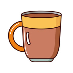 Coffee cup with a handle 