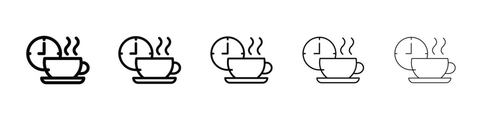 Break icon for mobile concept and web design.