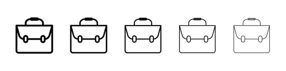 Briefcase icon for mobile concept and web design.