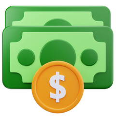 Stacked Cash With Coin