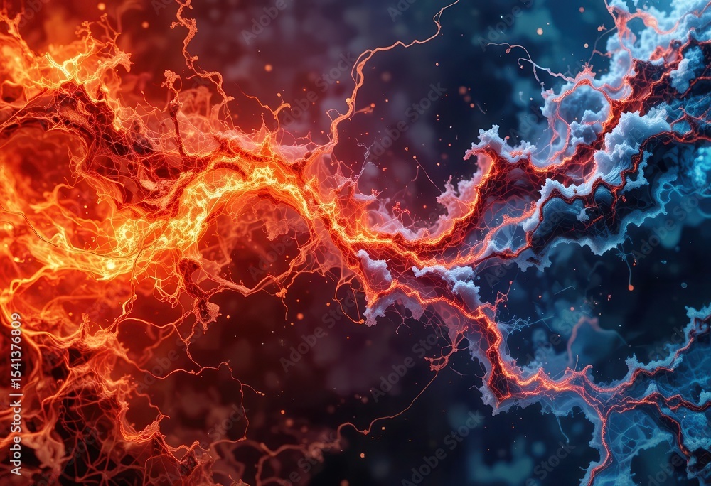 Fototapete Colorful abstract background suitable for computer monitors and digital devices
