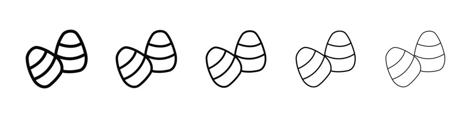 Candy Corn icon for mobile concept and web design.