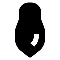 food and fruit solid icon set