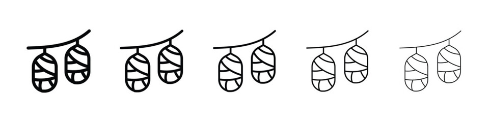 Cocoon icon for mobile concept and web design.