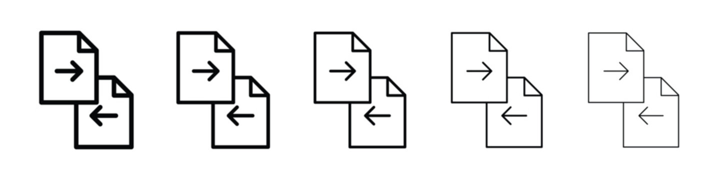 Compare icon for mobile concept and web design.