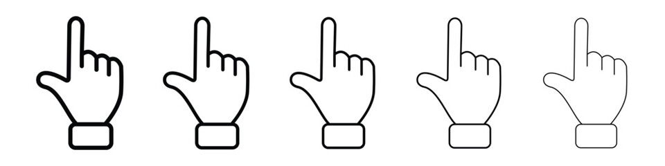 Cursor icon for mobile concept and web design.