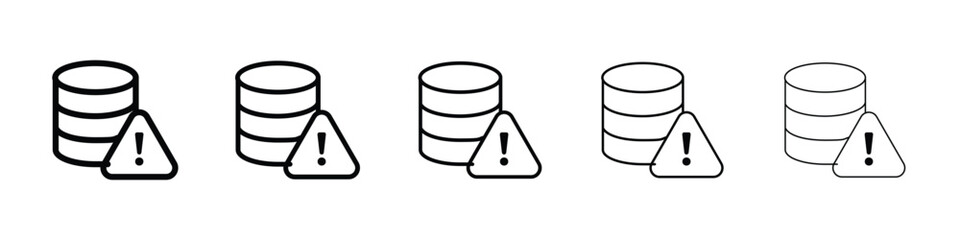Data loss icon for mobile concept and web design.