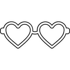 Sunglasses Line Icon