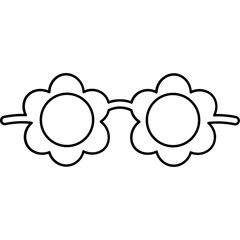 Sunglasses Line Icon