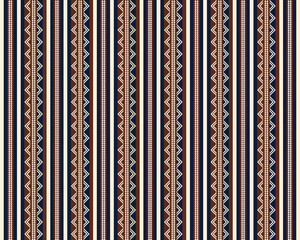 Vector illustration of abstract ethnic geometric pattern design for background or wallpaper