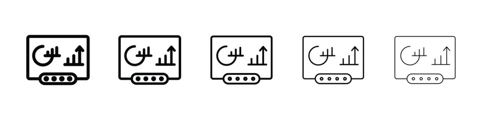 Equity derivatives icon for mobile concept and web design.