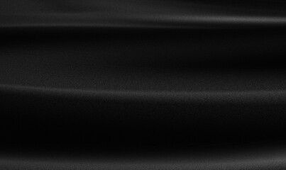 very dark monochrome abstract background, resembling folds or waves on black fabric, with a subtle "grainy noise" texture scattered