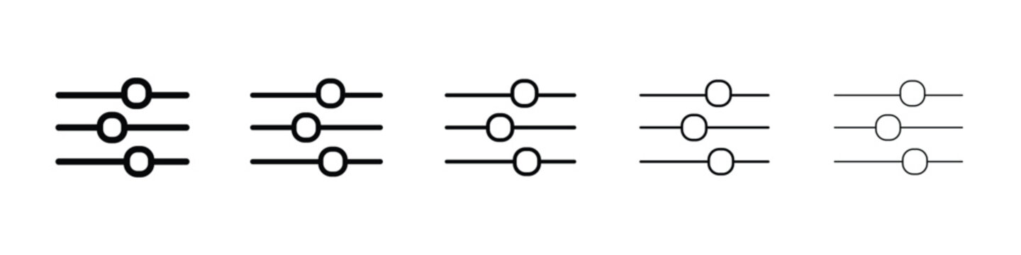 Filter Button icon for mobile concept and web design.