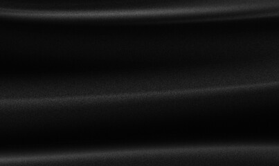 very dark monochrome abstract background, resembling folds or waves on black fabric, with a subtle 