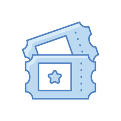 Ticket  Icon vector