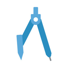 文具_フラット_コンパス