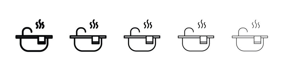 Hot tub icon for mobile concept and web design.