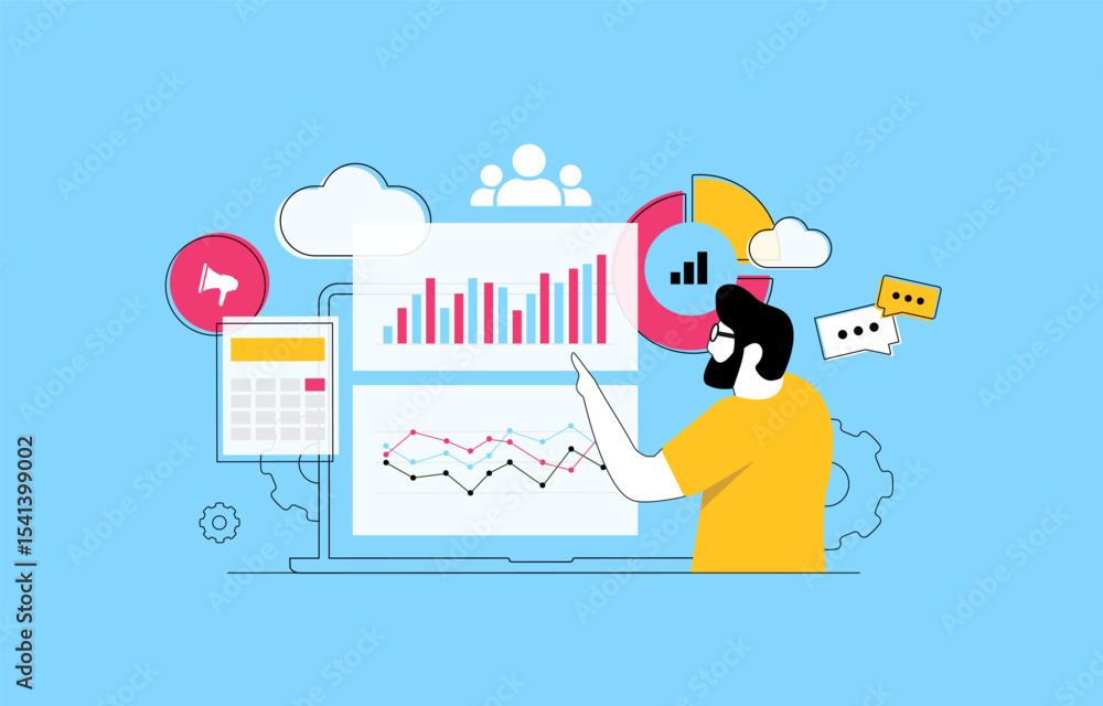 Poster crm software for managing leads, tracking customer data and automating sales processes. crm for smal
