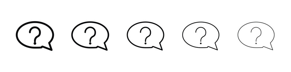 Interrogation icon for mobile concept and web design.