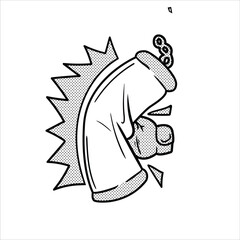 Lineart Punching Bag Icon Minimalist Lineart Style