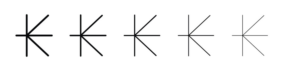 Kip icon for mobile concept and web design.