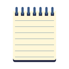 Blank Lined Notepad