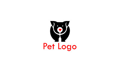 pet logo design.Cat, Dog logo 