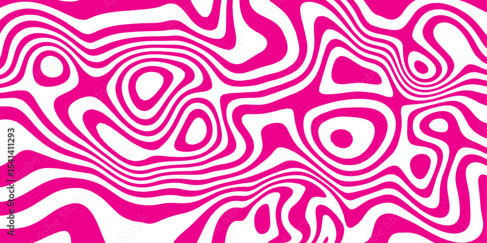 Poster purple topographic line texture – mysterious abstract mapping design.