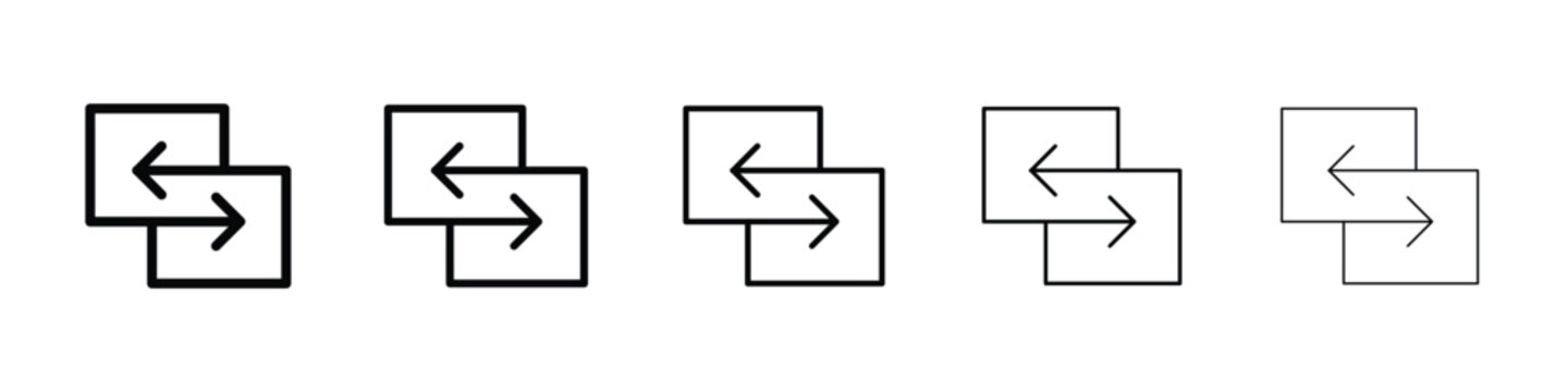 Replace icon for mobile concept and web design.